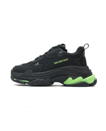 Balenciaga Triple S Black Green 544355 W09ON 1045