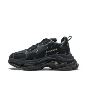 Balenciaga Triple S Letter Black 524039 W06E2 2020