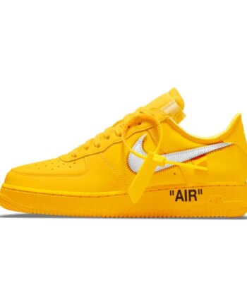 Nike Air Force 1 Low OFF WHITE University Gold Metallic Silver DD1876-700